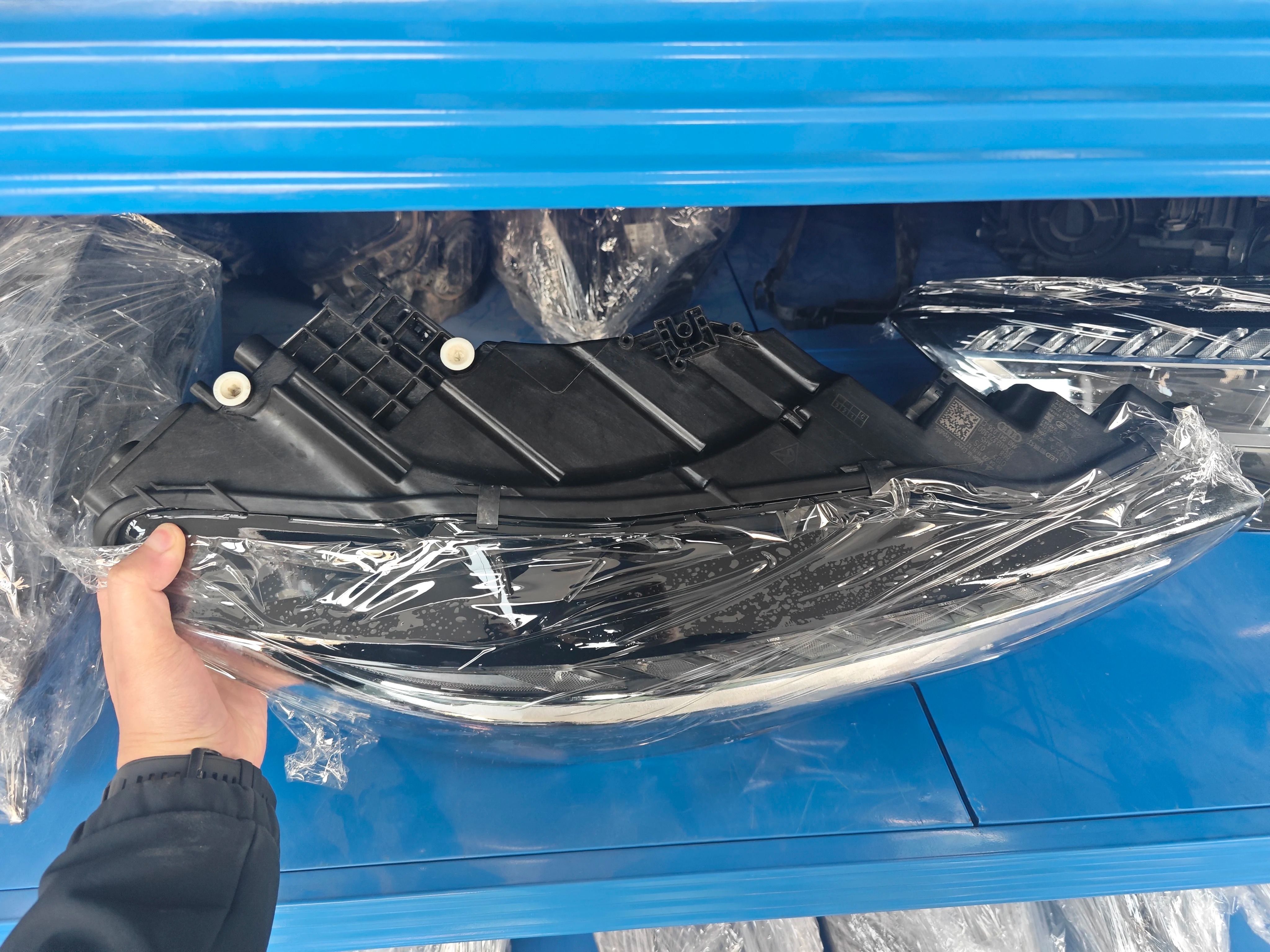 4N0941035C 4N0941036C Original Car Disassembly Original Led Matrix Headlights With Computer Module for  A8 D5 S8 Horch